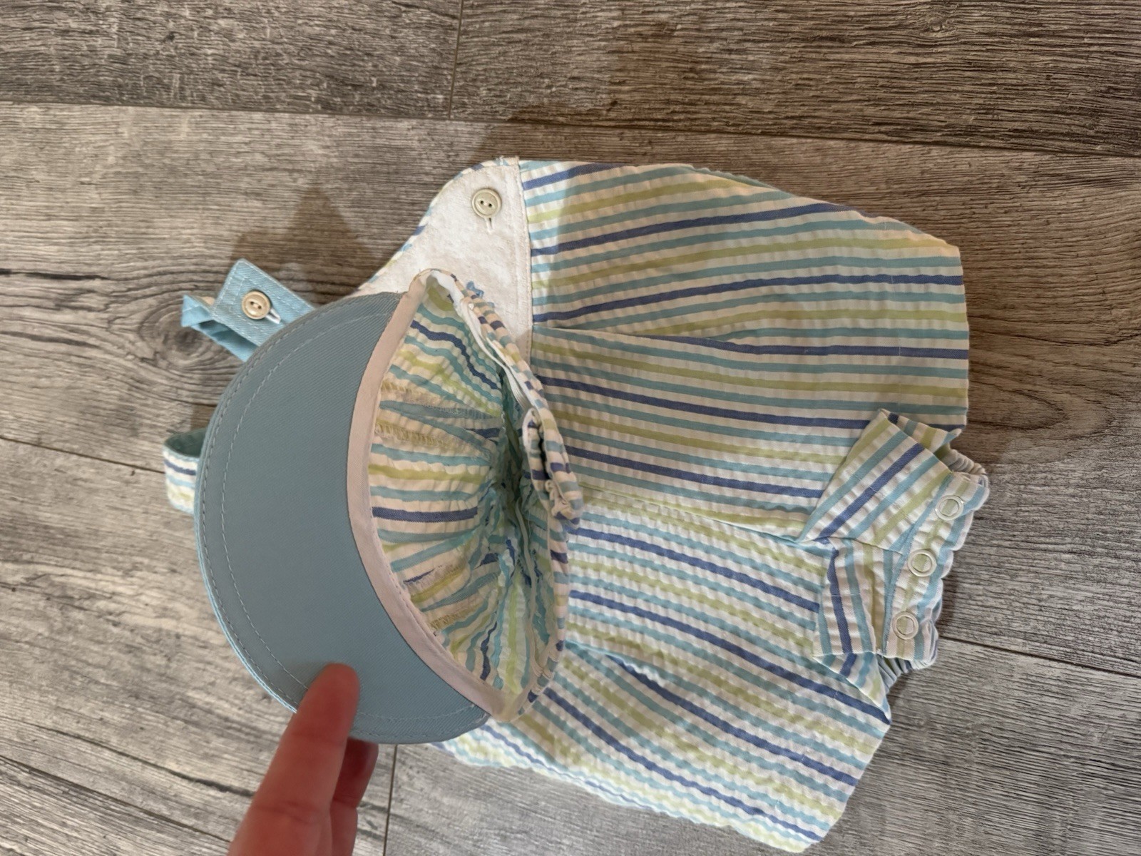 Brandless 90’s Vintage Baby Boys Outfit With Hat 3/6 Mo