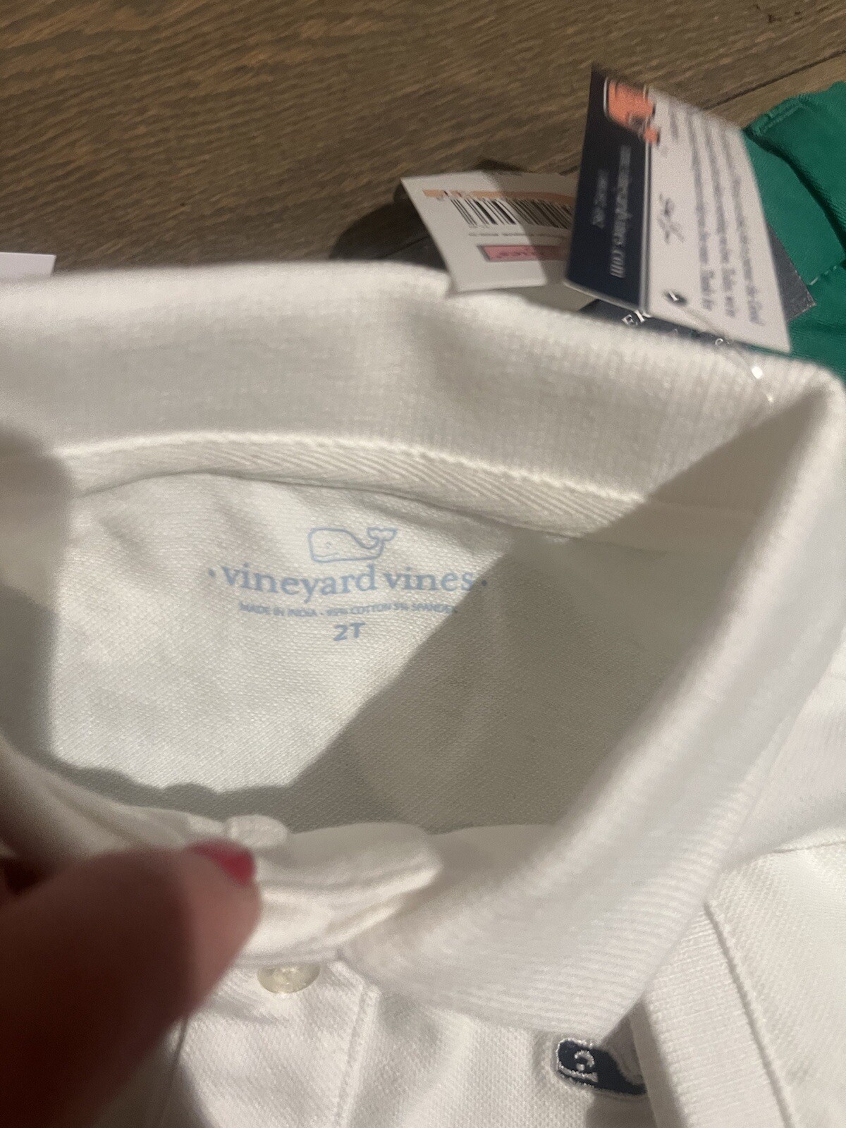 Vineyard vines toddler boy size 2 outfit breaker short with white polo shirt