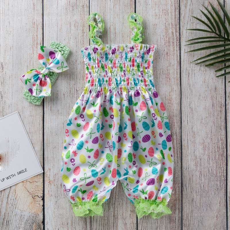 Toddler Bodysuit Outfit Pants Baby Girls Headband Bloomers Set Playsuit Jumpsuit