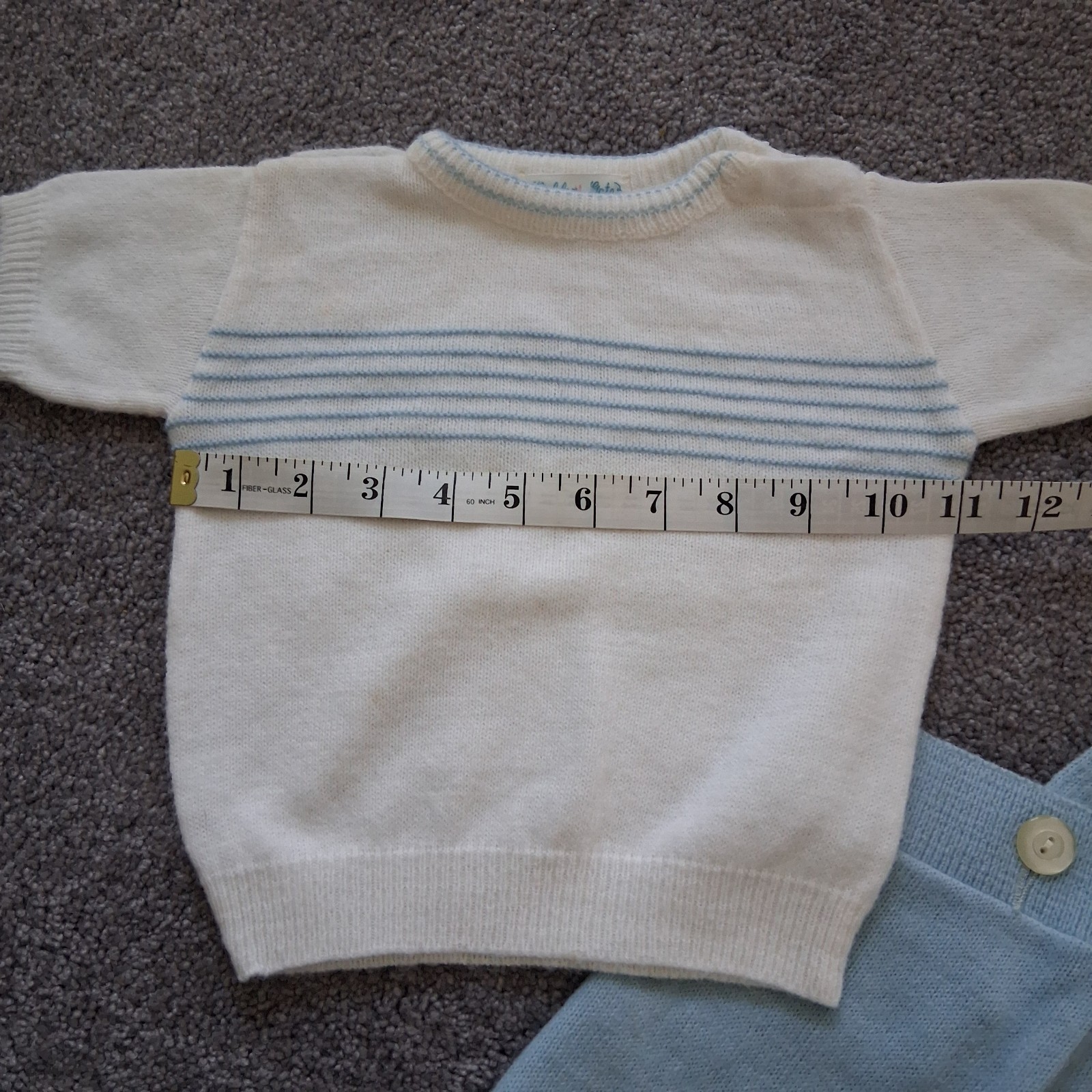 VTG Golden Gate Of California 2pc Toddler Knit 2 100% Orlon Acrylic USA 18-24 mo