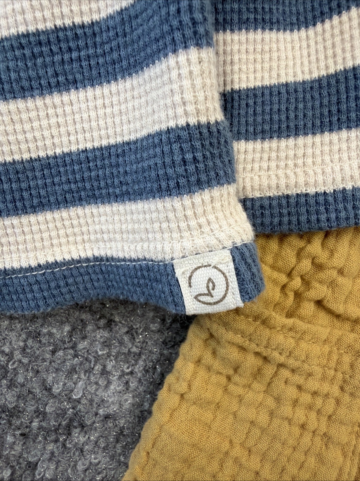 Little Planet By Carters Custard Romper and Striped Shirt Organic Cotton 2t