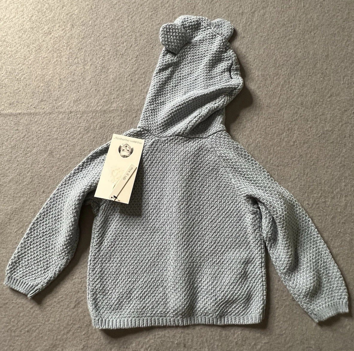 NEW Gerber Modern Moments Knit Baby Outfit Unisex Boy Girl 3-6 Months Blue Bear