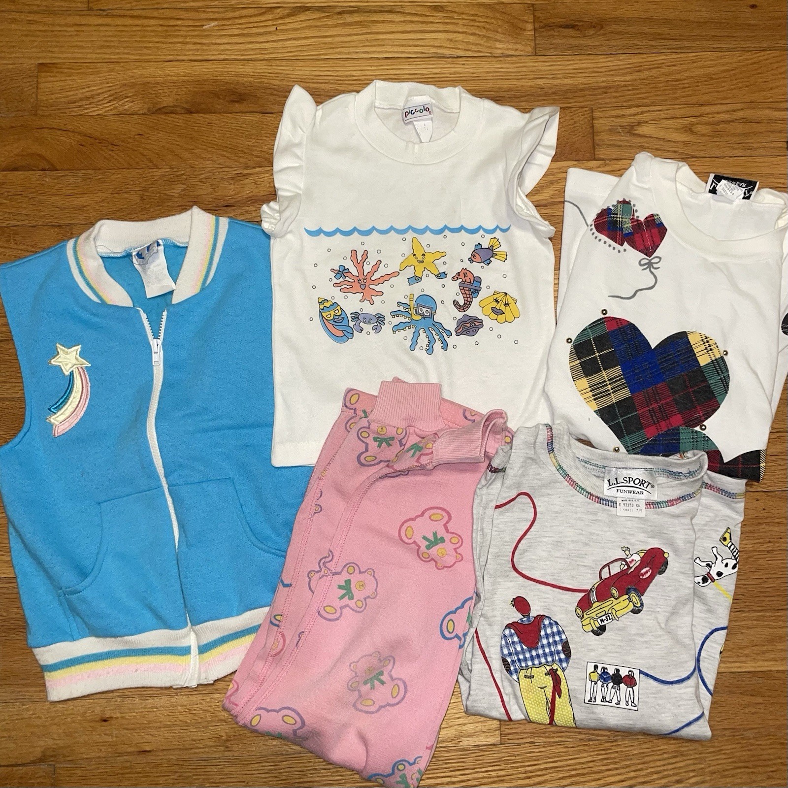 Vintage lot of Girls 80s 90s Clothes Outfits Szs 6-7/8