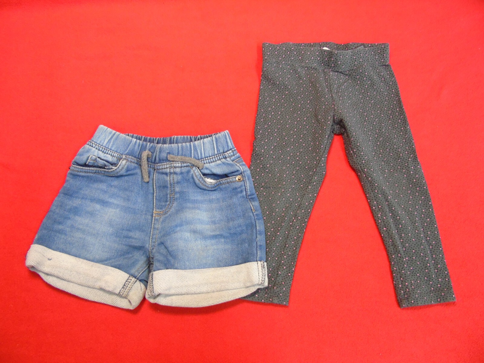 Lot of 2 pcs: H&M Laggings Size 1½-2Y & Genuine Kids Shorts Size 2T