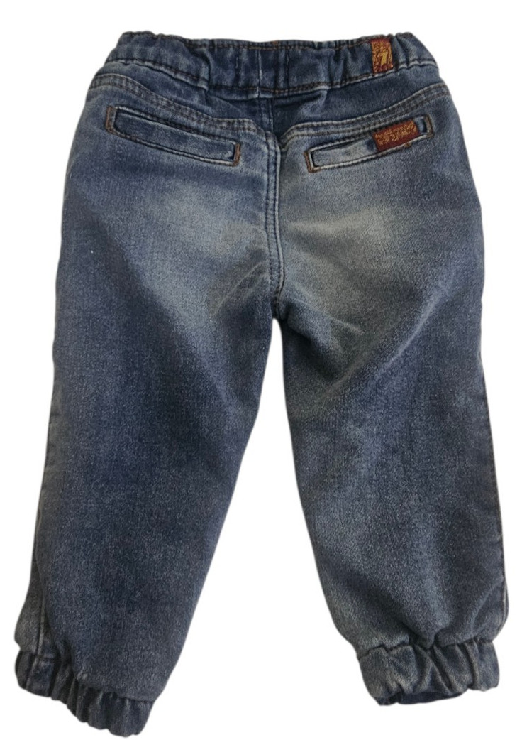Seven For All Mankind Baby Boy Camo Henley Shirt Denim Blue Jeans Set 12 Months
