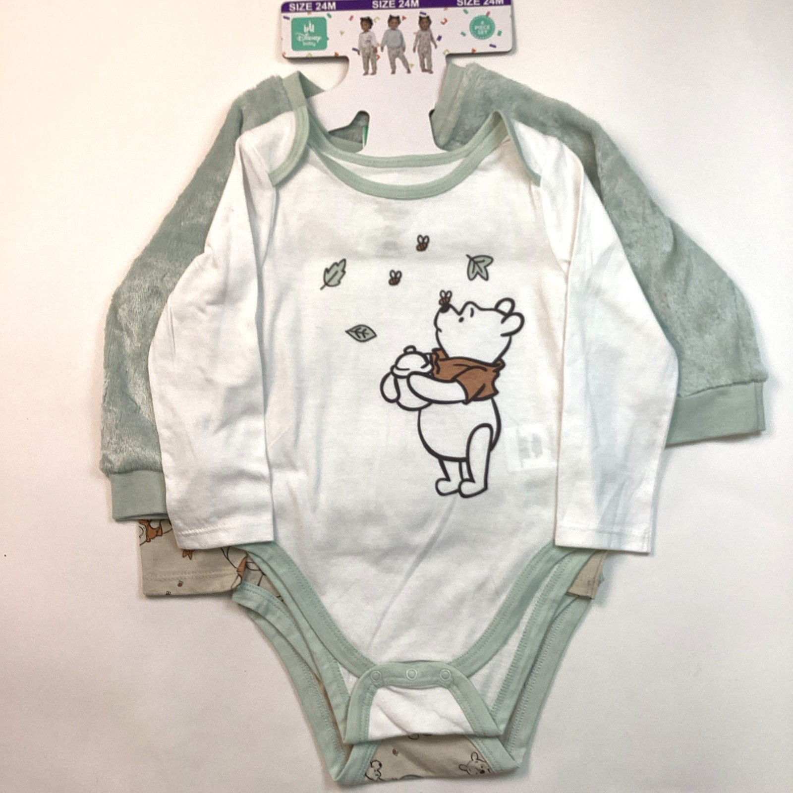 Disney Baby Toddler’s Winnie the Pooh 3 Piece Tops Set, Size 24M (No Pants)