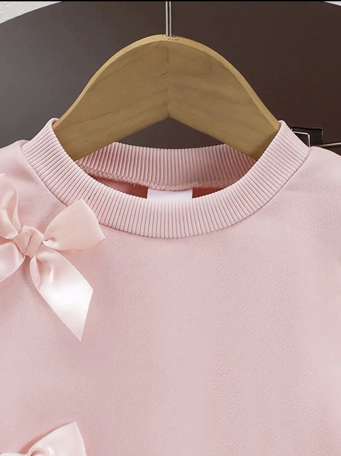 Pink Bows Sweatsuit 18-24 months NEW