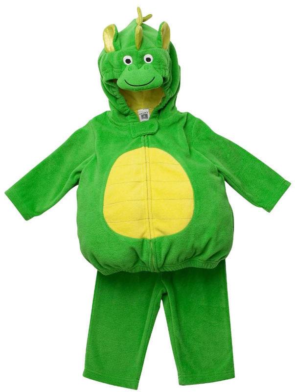 CARTER’S Children’s Microfleece Bubble Costume Dragon 6-9 months Halloween