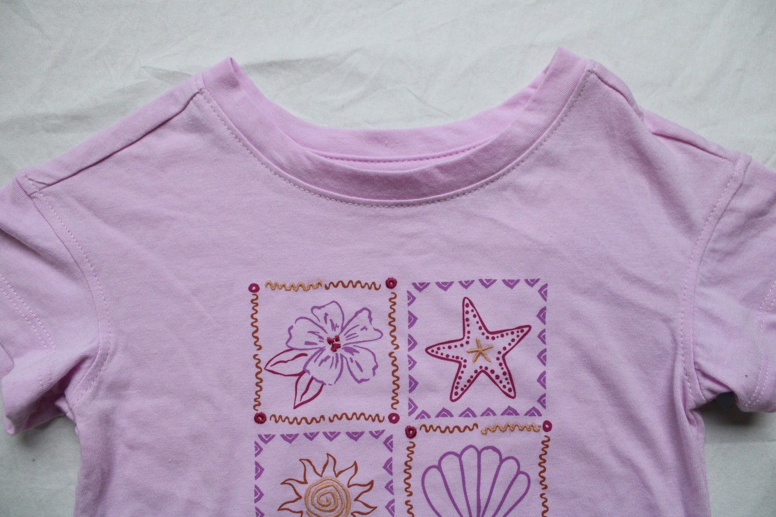 Cat & Jack Toddler Girls Short Sleeve T-Shirt/Shorts Set JK5 Purple Size 18M NWT