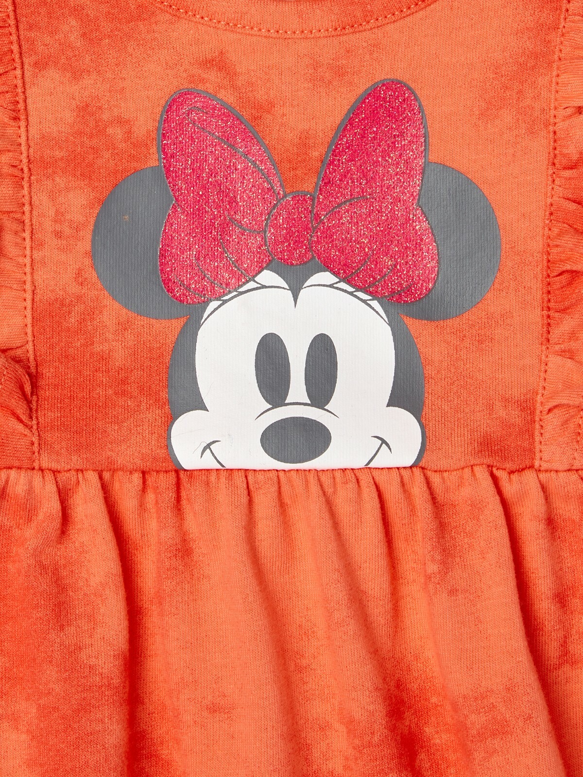 Disney Baby – Girls Minnie Mouse 2 Pack Romper Set – 0-3M,3-6M,6-9M,12M,18M,24M