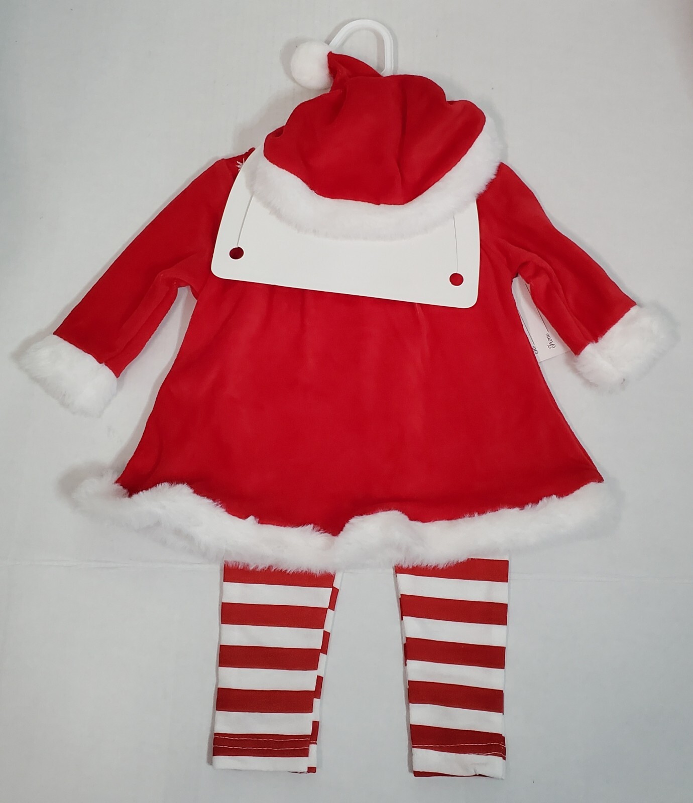 Bon Bebe Infant Girls Christmas Outfit Size 3-6 Months Dress Leggings Hat New!