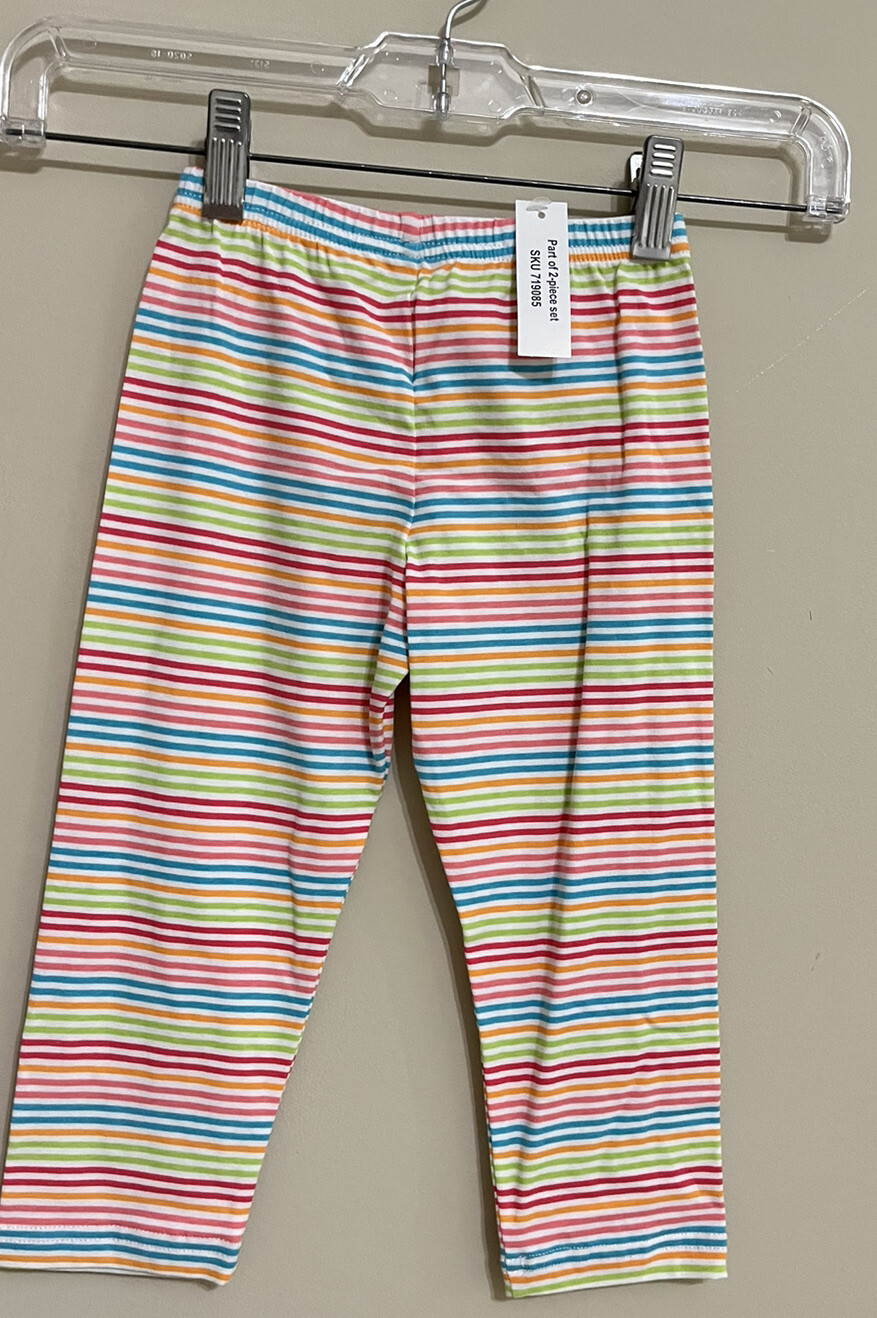 NWT Goodlad size 4T coral orange A-line cap sleeve dress & pants girls