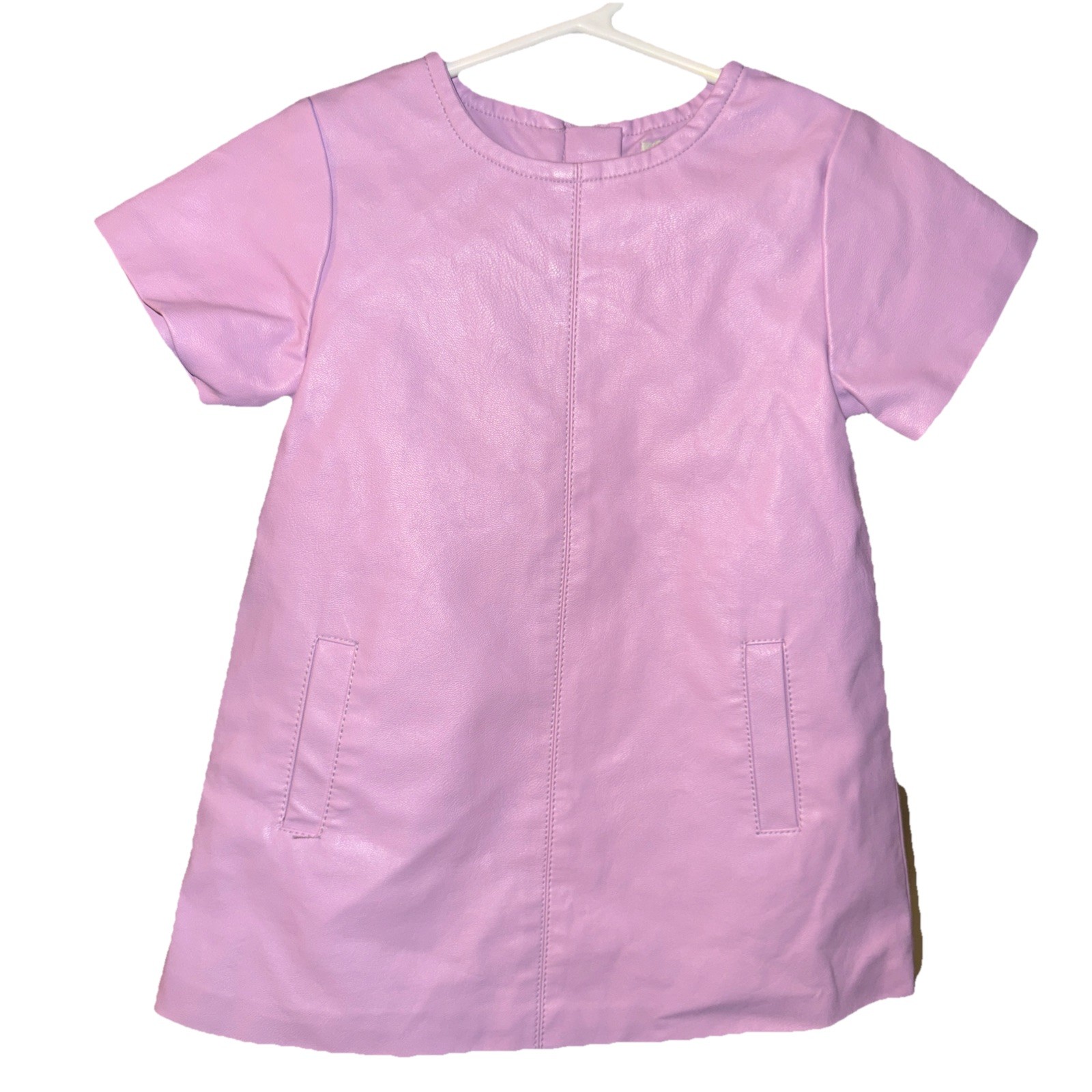 Habitual kids. Pink Faux Leather Size 18 Mos. Fun Fancy Designer Girls Dress