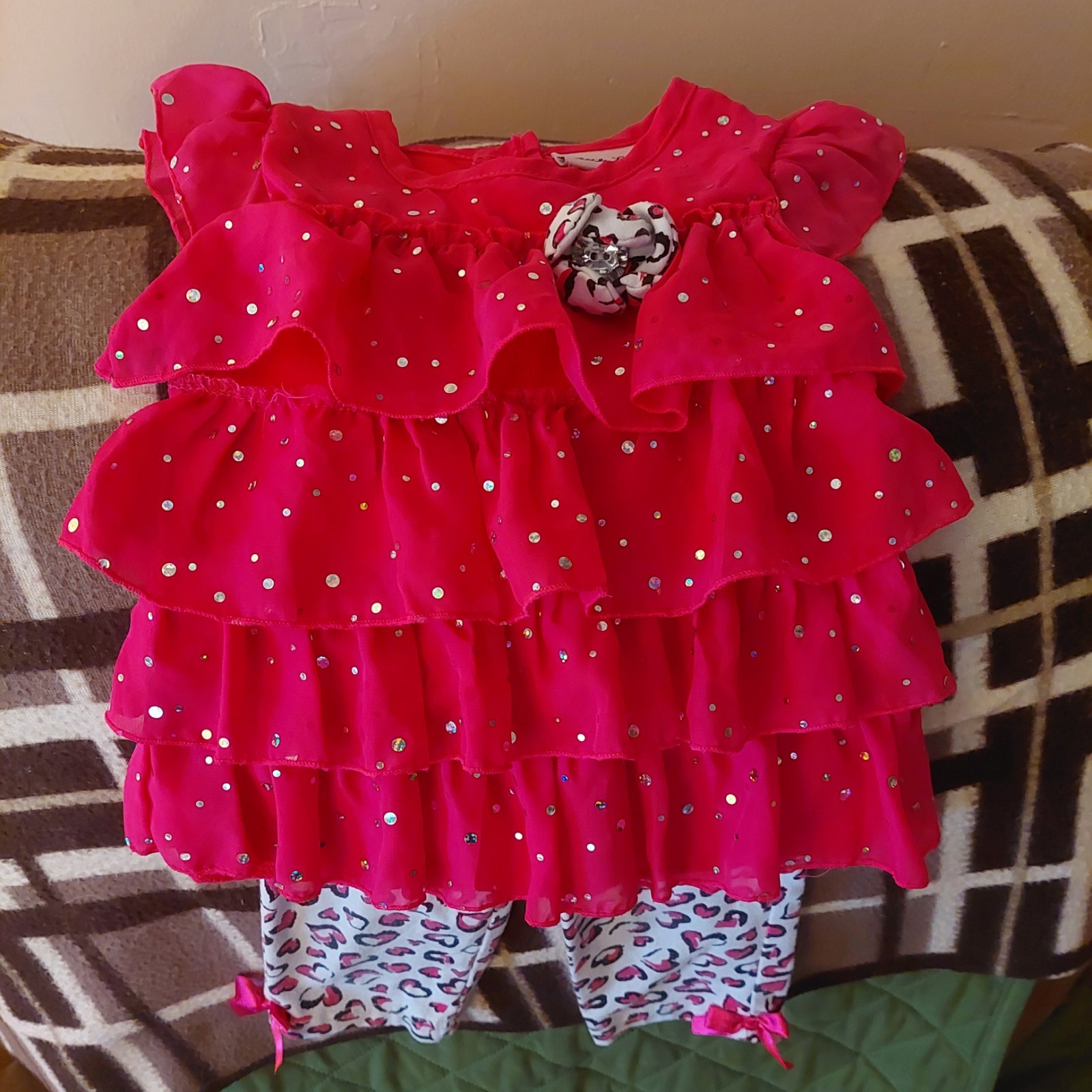 Little Lass Baby Girl 24 Months 2 Piece Set Pants And Top