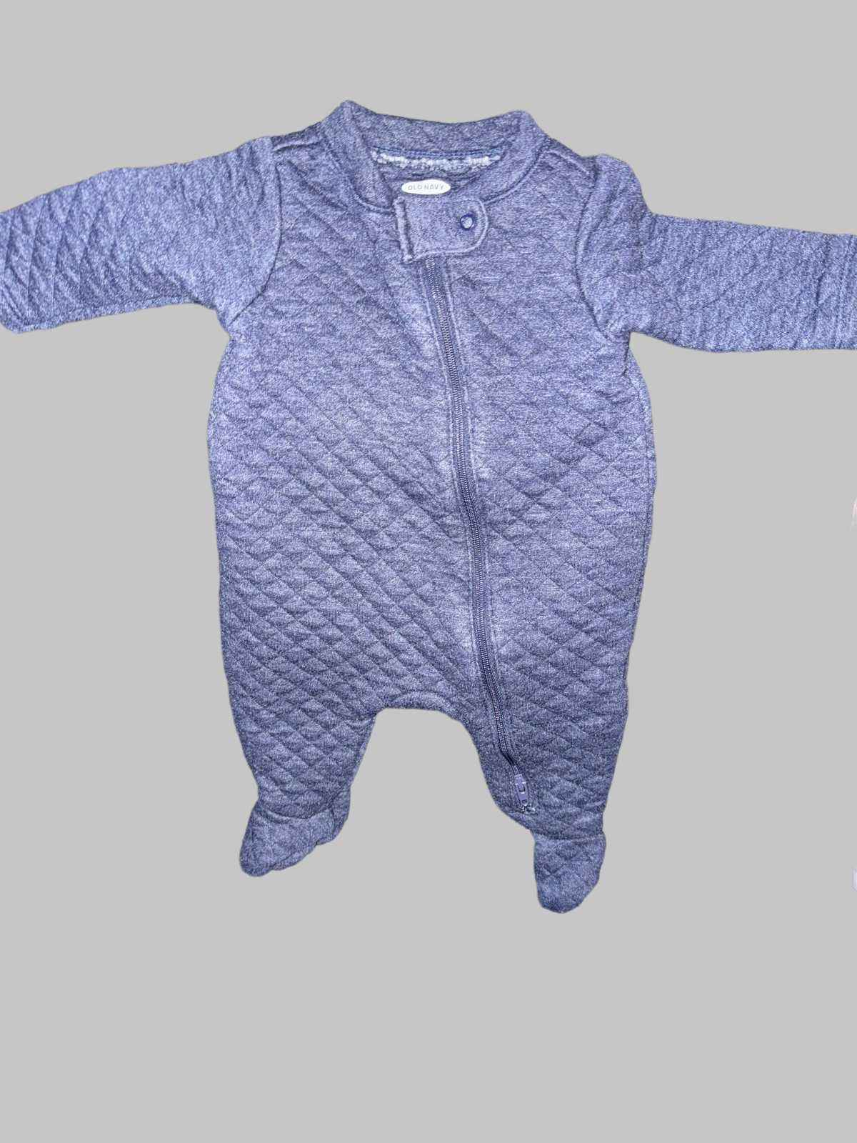 Carter’s Newborn-3M Boy Lot of 4 Cozy Footed Hooded Winter Thick One Pieces