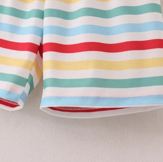 NEW Boutique Back to School Smocked Embroidered Crayon Boys Shorts Outfit Set