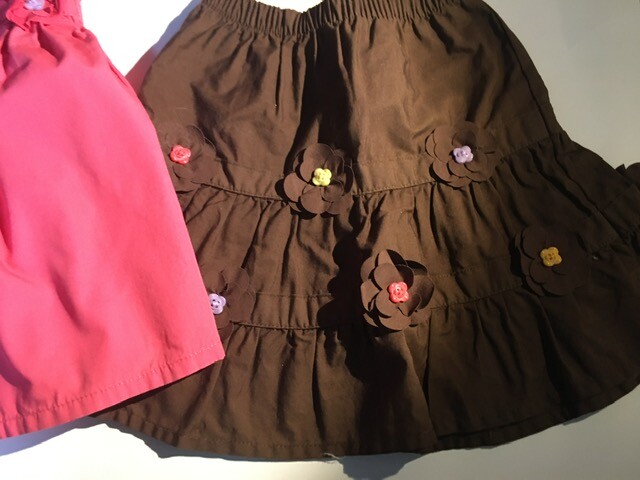 Gymboree Glamour Safari dress maxi skirt chin strap hat lot bundle set 3-6 EUC
