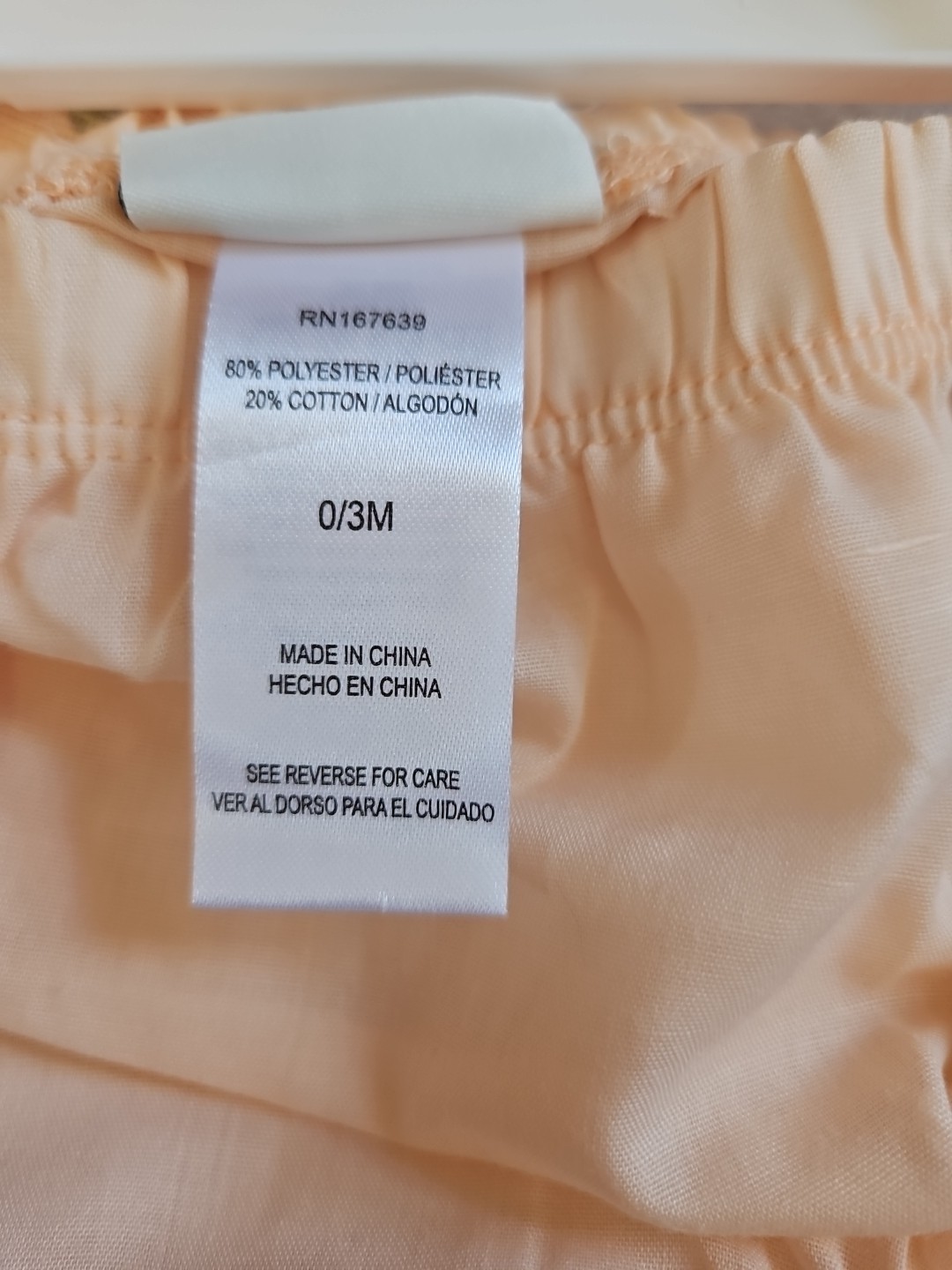 NICOLE MILLER NEW YORK Peach 3 PIECE OUTFIT NEW GIRLS 0-3 MONTHS Headband NWT