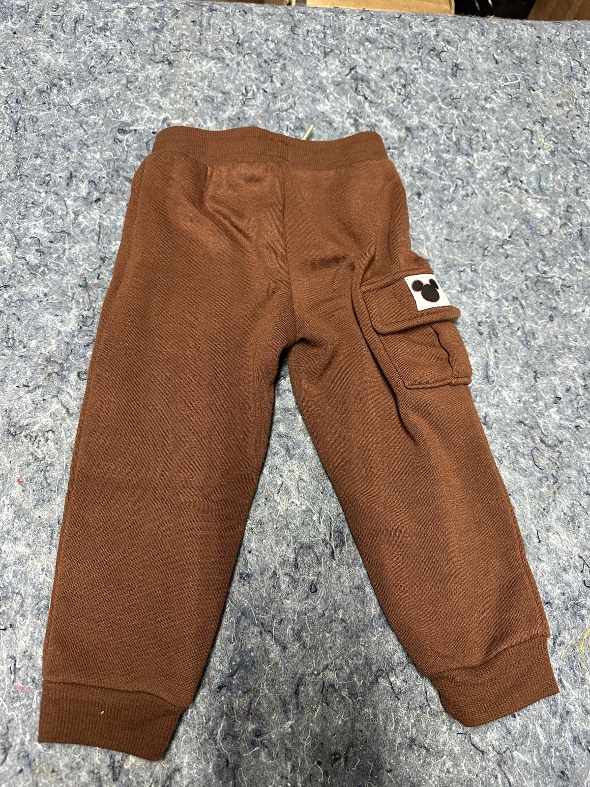 Disney Mickey Mouse 2 Pc Brown Hoodie & Sweatpants Jogger Set Unisex Size 18 Mo