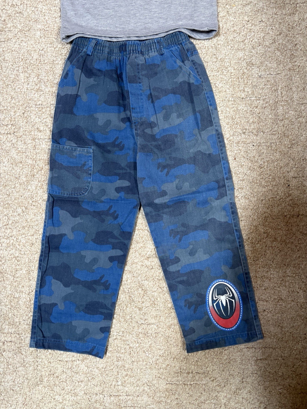 Vintage 2007 Kids Marvel Spider-Man 3 Boys Size 6 2-Piece Outfit