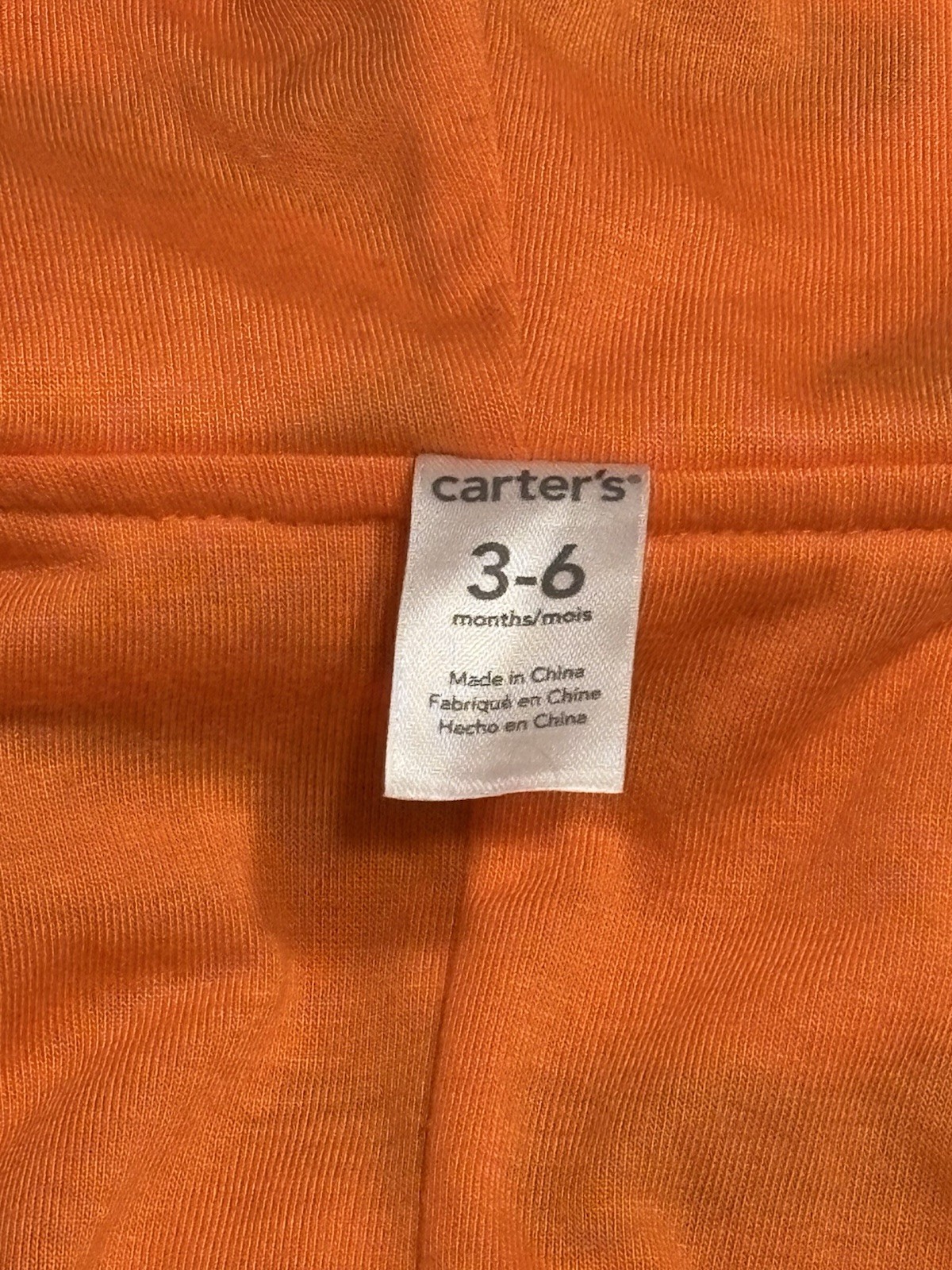 Carter’s Tiger Fleece Hooded Zip Hoodie & Pants 2-Piece Set Size 3-6 months