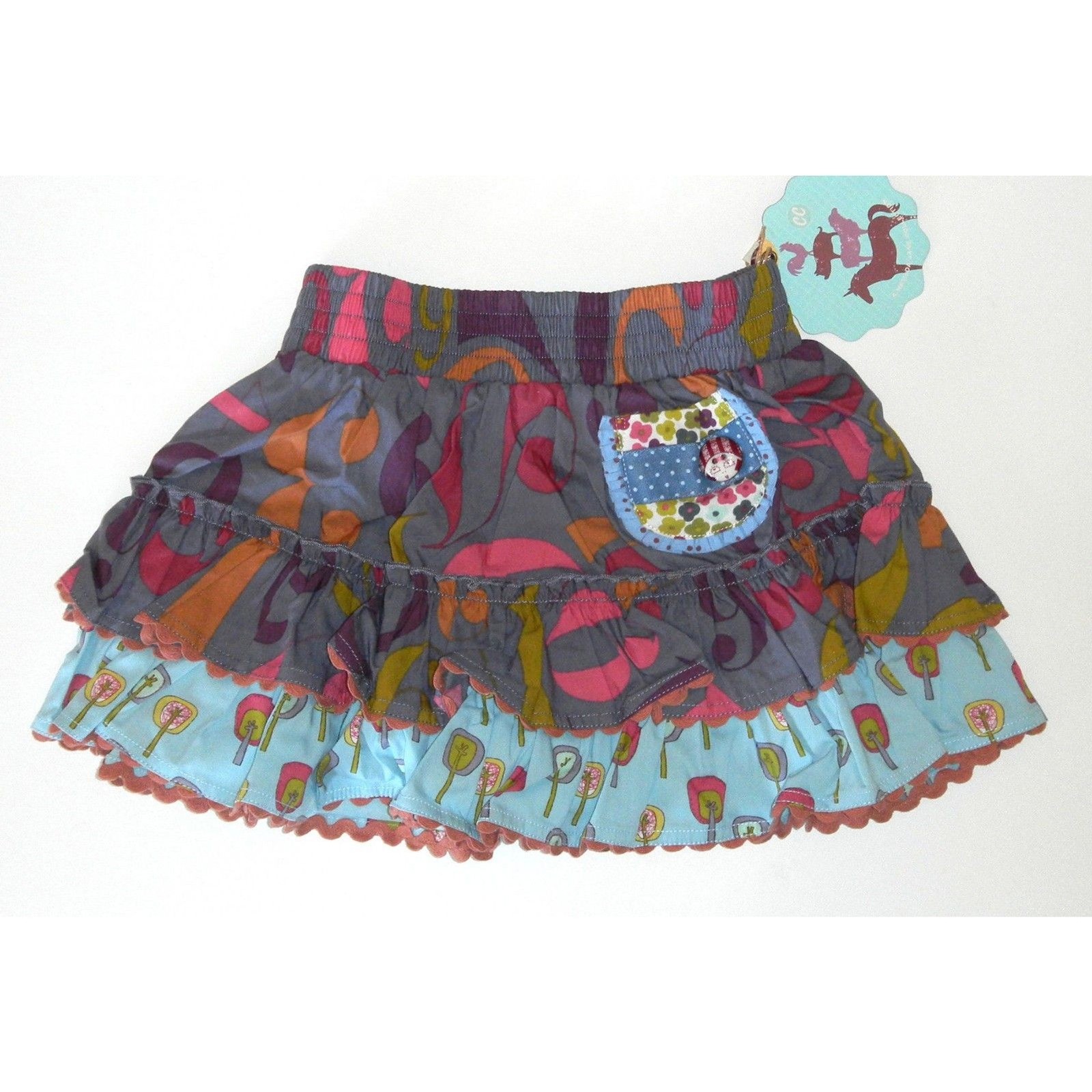 NEW Matilda Jane girls skirt outfit 2 Character Counts t-shirt Sienna puffer top