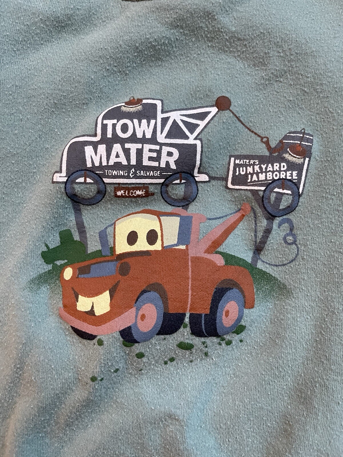 Disney Parks Carsland Pixar Cars Mater One Piece Set | Size 18M
