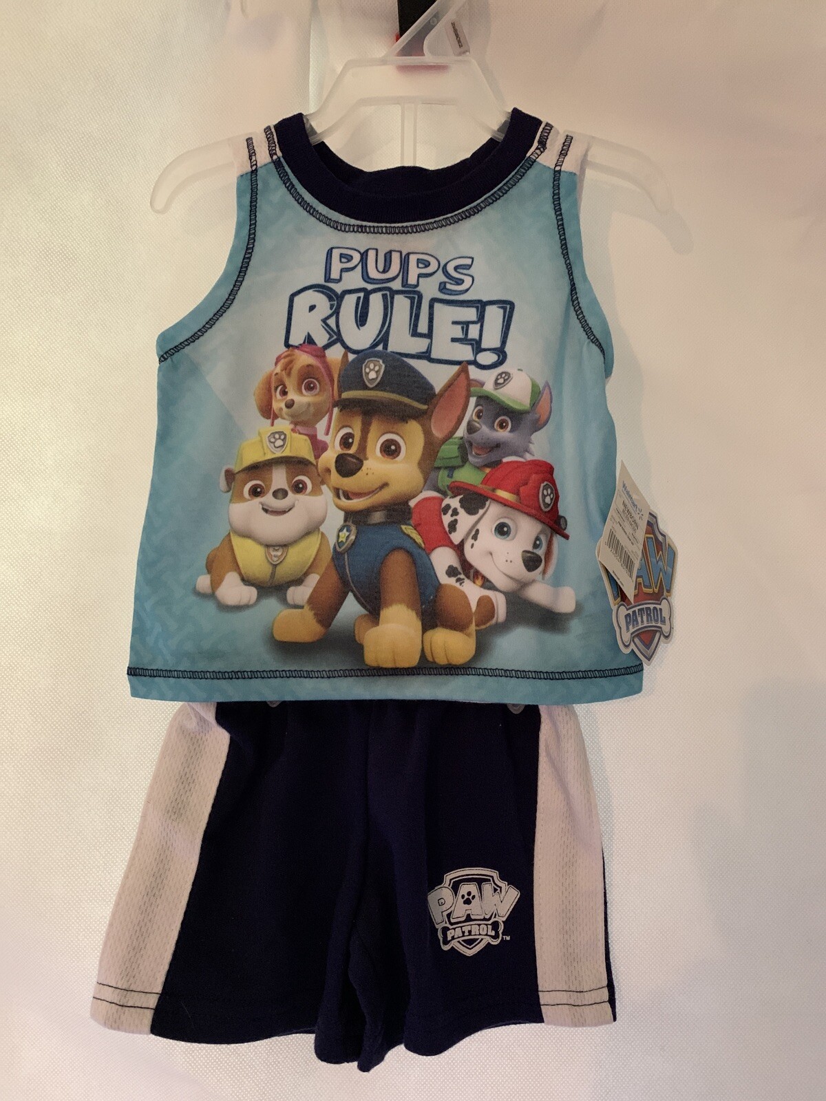 Paw Patrol Infant Boys 2pc. Pawsome Polo Shirt & Shorts Set NB