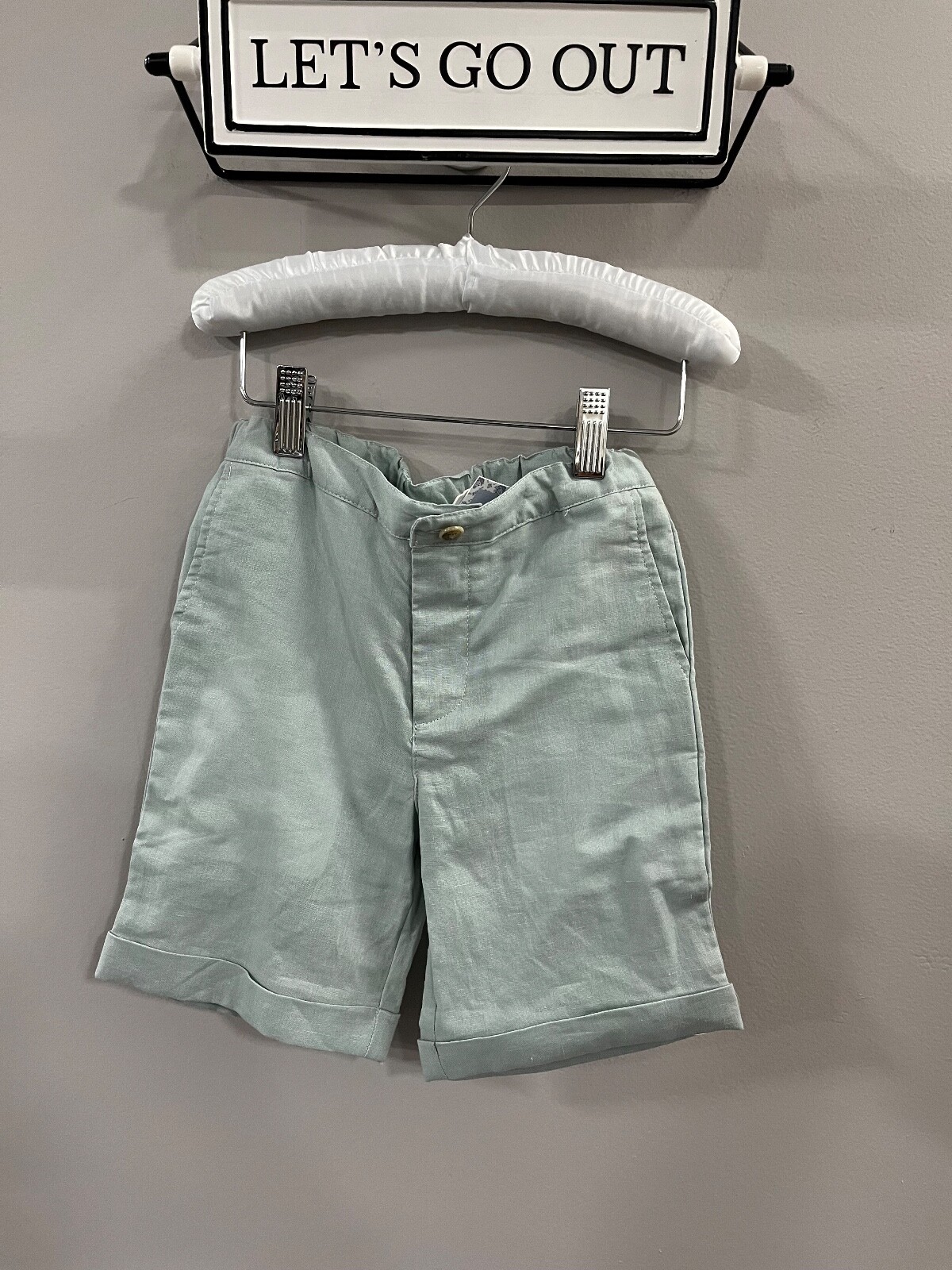Edgehill Collection Born on Fifth Outfit Peter Pan Collar Shirt w/Shorts Size 3T