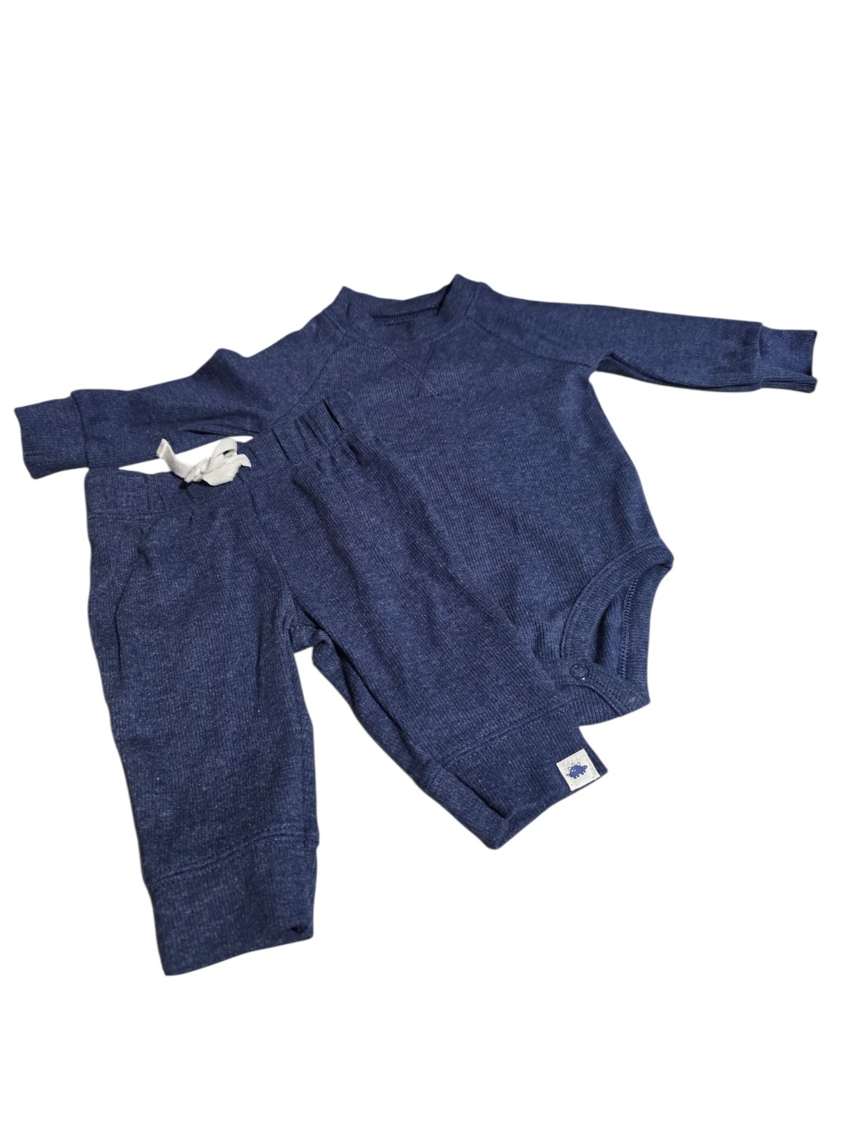 Carter’s 2 Piece Outfit Set Bodysuit & Pants Navy Blue 3 Months