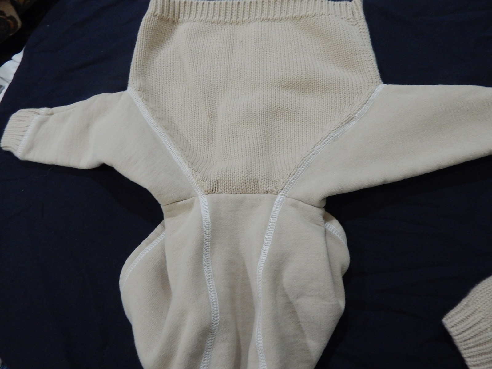 Dylan & Abby Boys 3-6 Tan Knit Football 100% Cotton Sweater and Pants set ADORAB