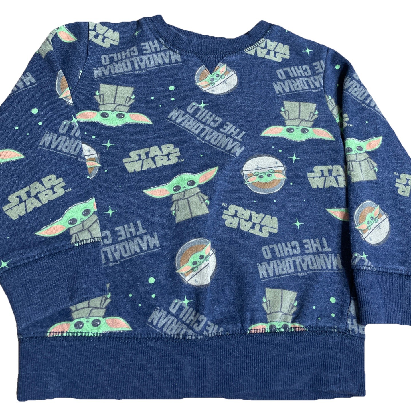 Jumping Beans Star Wars Mandalorian the Child Size 2T Sweatshirt Fleece