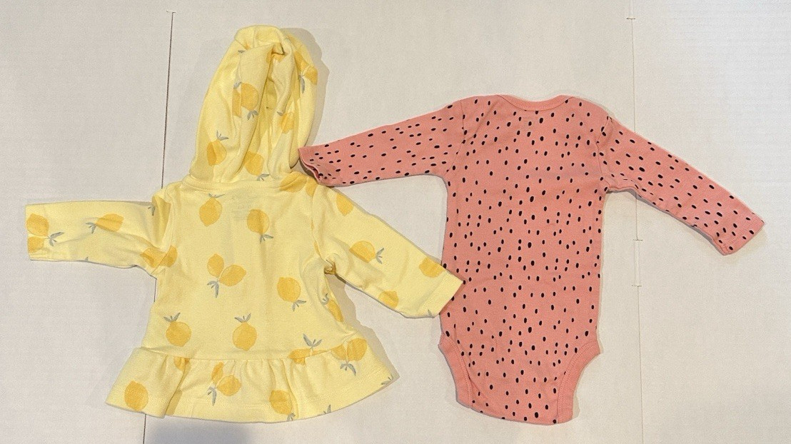 Lot of Baby Girl Clothes 0-3 months READ DESCRIPTION