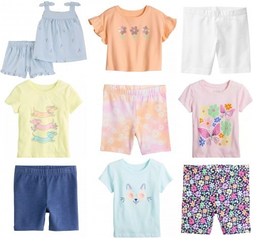 New 10 Piece Carters Jumping Beans Gymboree Shirts & Shorts Outfits 18-24 mo NWT