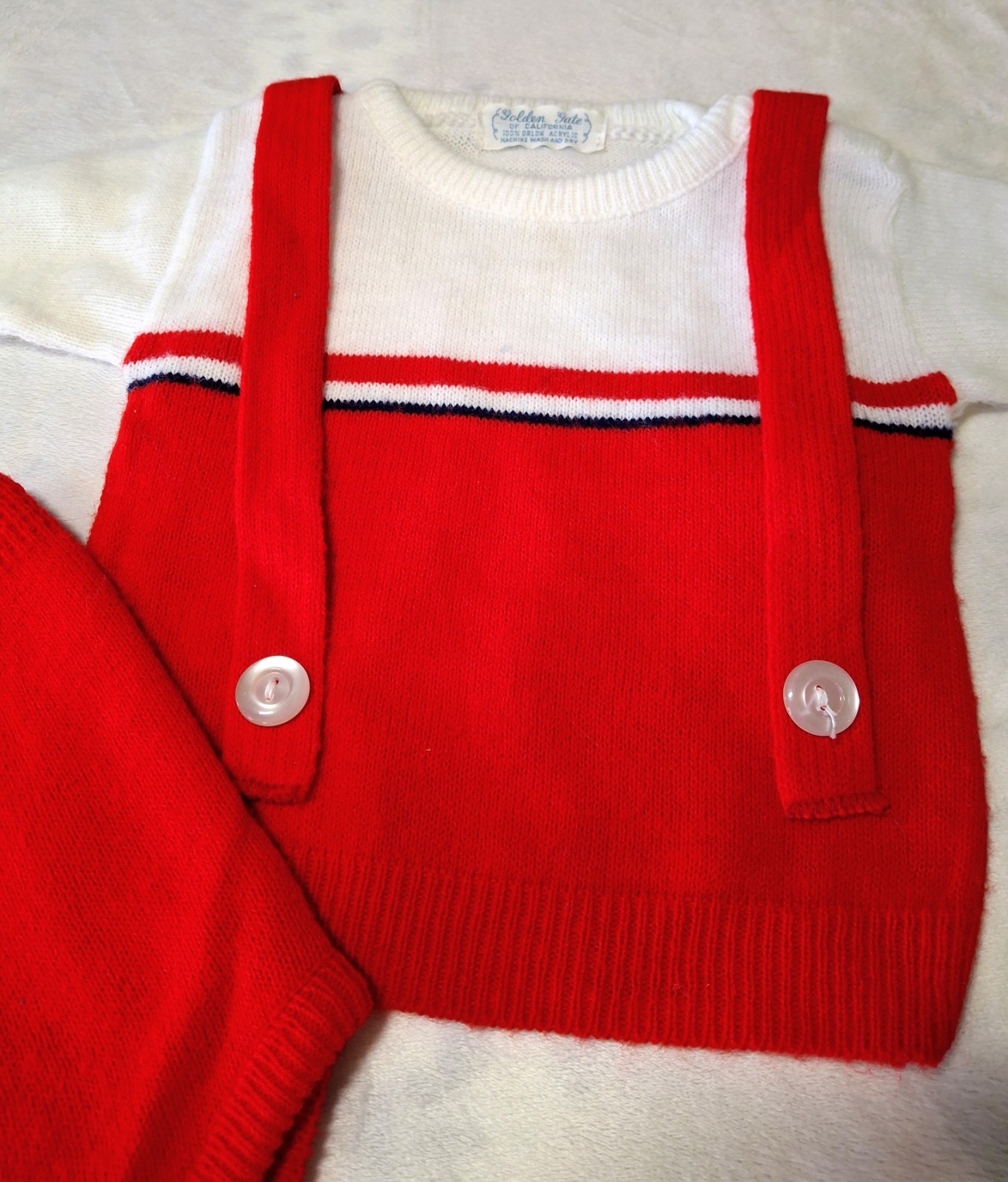 1960s Vintage 6-9 Months Set Baby Boy