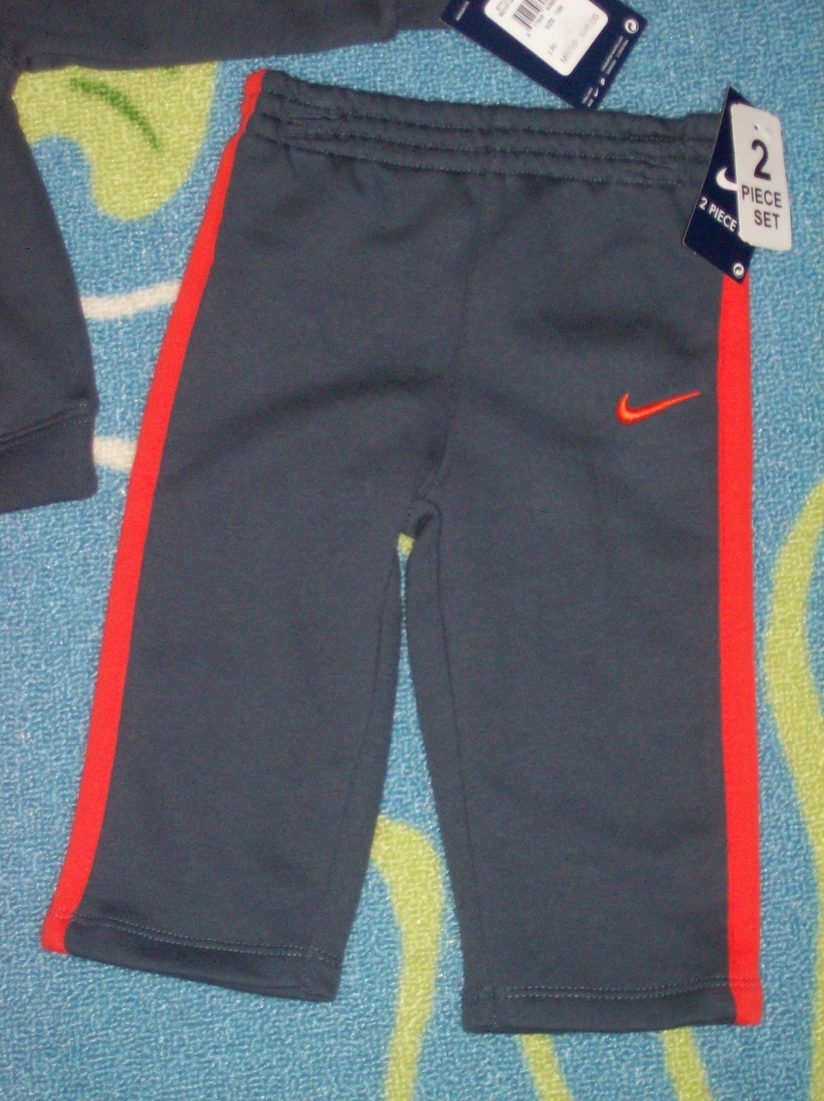 Nike Running Training Track Jogger Sweatsuit Hooded Outfit 2pc Set 12 Mos New