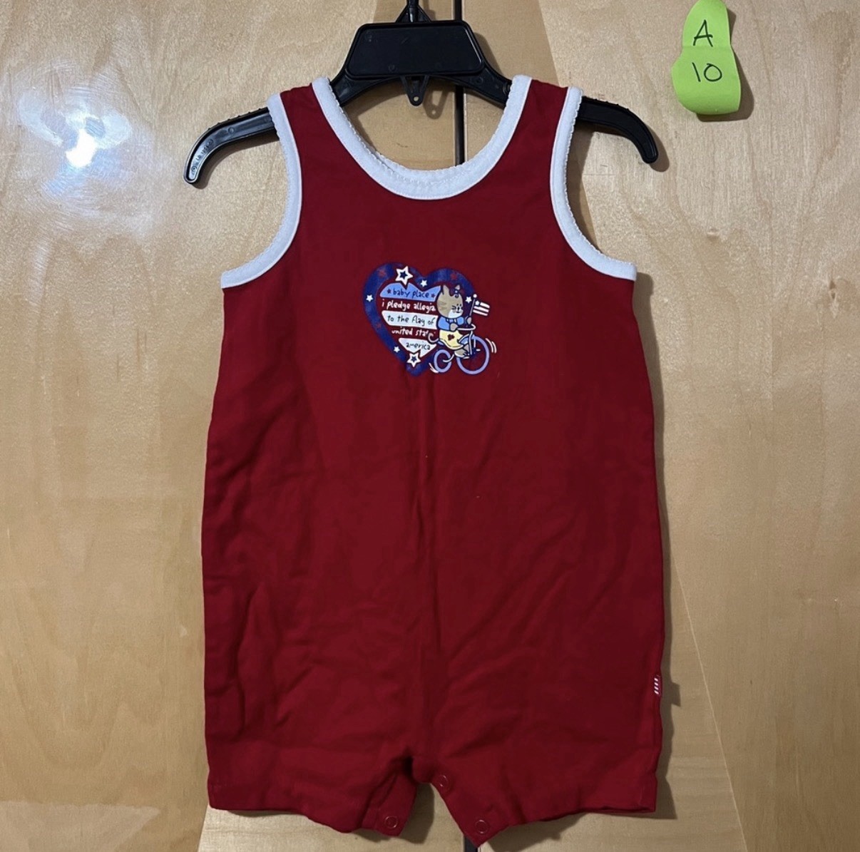The Childrens Place Baby Girl 4TH of July Outfit 12 Months Red Patriotic