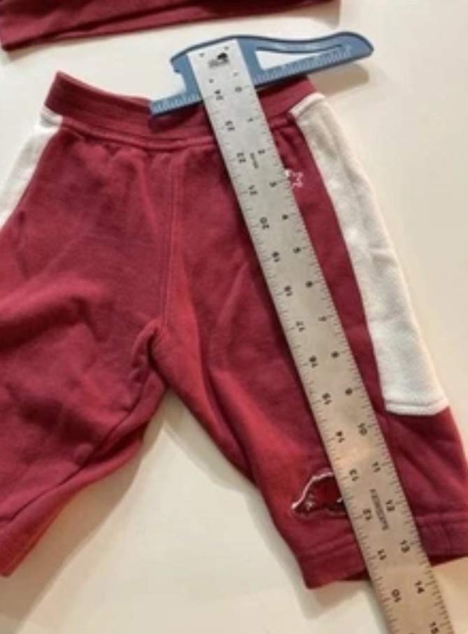Arkansas Razorbacks Starter Track Suit Hoodie Youth Infant 6-9 Months Set Red