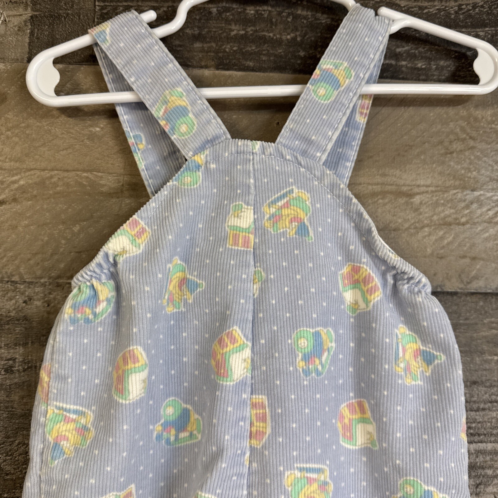 Vintage Healthtex Baby Clothes SZ 6M Corduroy Overalls One Piece Outfit Y2K