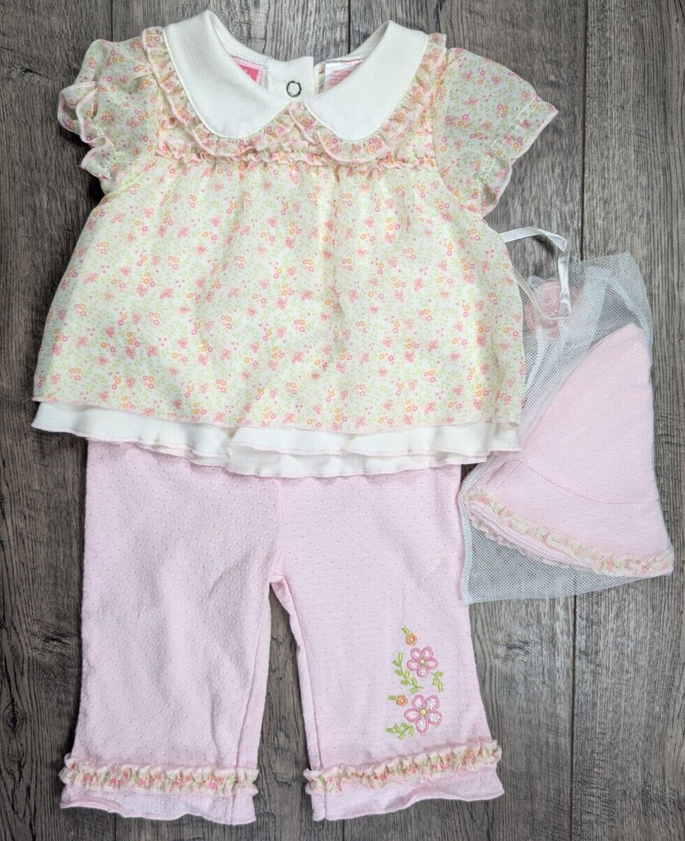 Baby Boy Clothes New Baby Grand 0-3 Month 3pc Ruffle Outfit