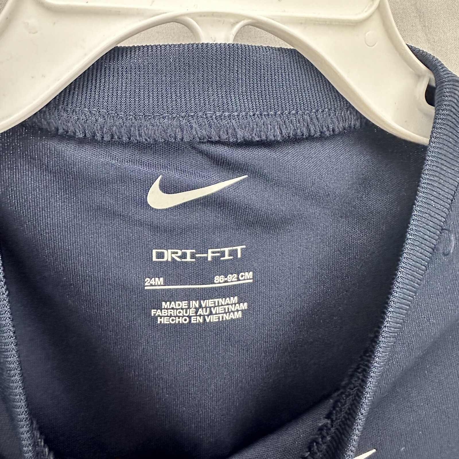 Nike Boy Dri-FIT 2-Piece Shirt & Shorts Set White/Red/Navy Size 24 M Activewear