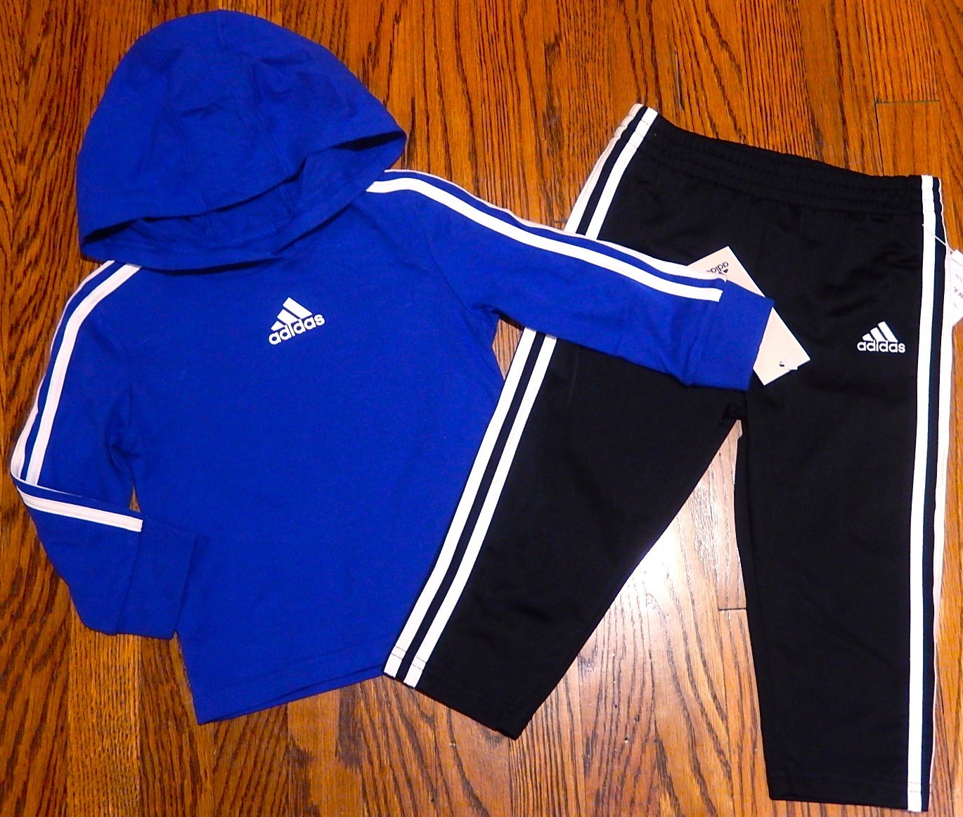 ADIDAS SPORT AUTHENTIC BABY BOYS ORIGINAL BRAND NEW 2Pc SET Size 18M, NWT