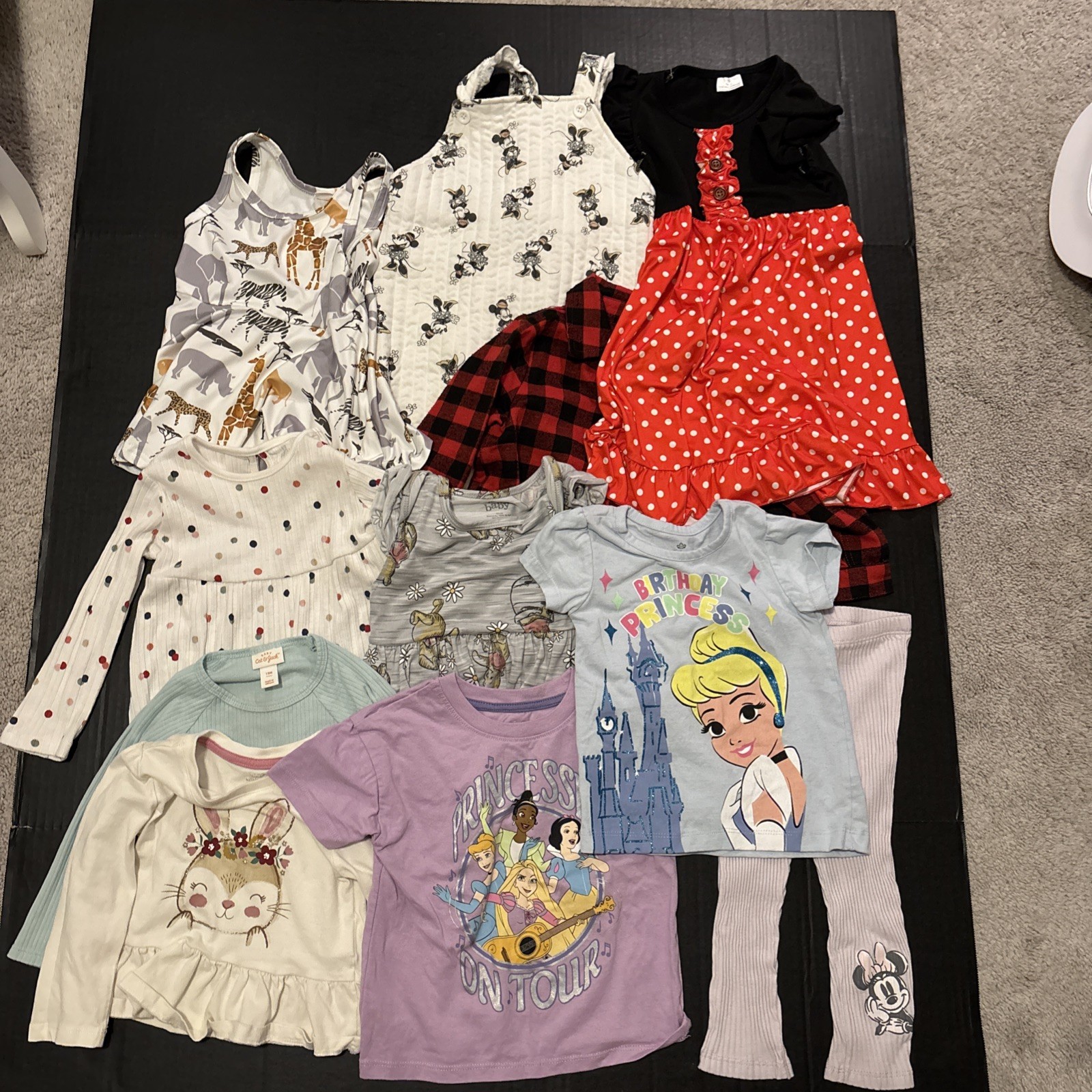 NEW Lot (13 items) Girls Toddler Outfits 12-24 Months – Disney Baby & More