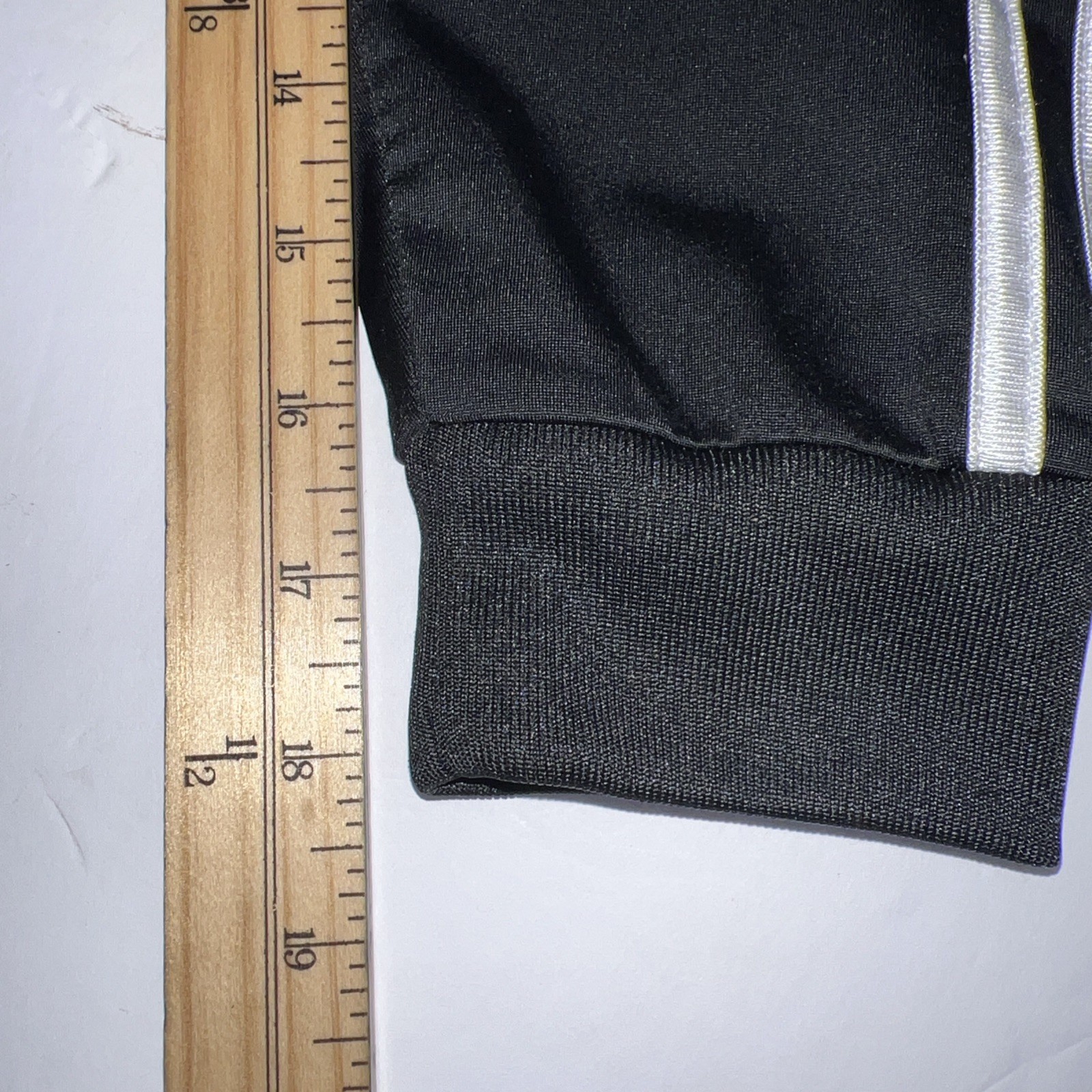 Adidas Toddler Track Suit Set Black White 3 Stripe Jacket + Pants Size 6