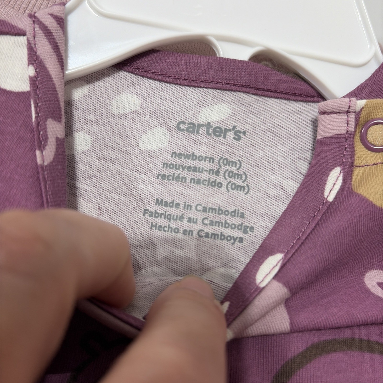 Carters Baby Girl 2 Piece Pant Set Newborn New