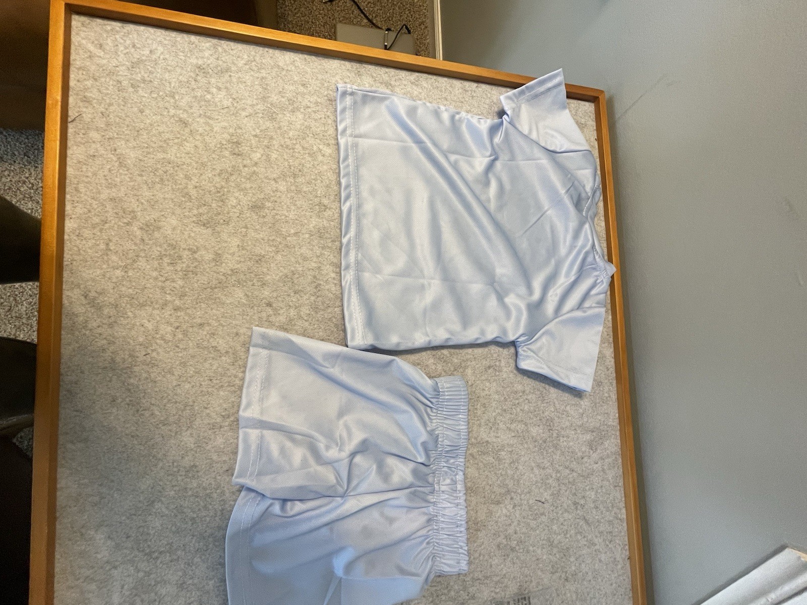 Boys 2-Piece Soccer Graphic Outfit Set Mesh Short Sleeve Tee Shorts 1-2Y