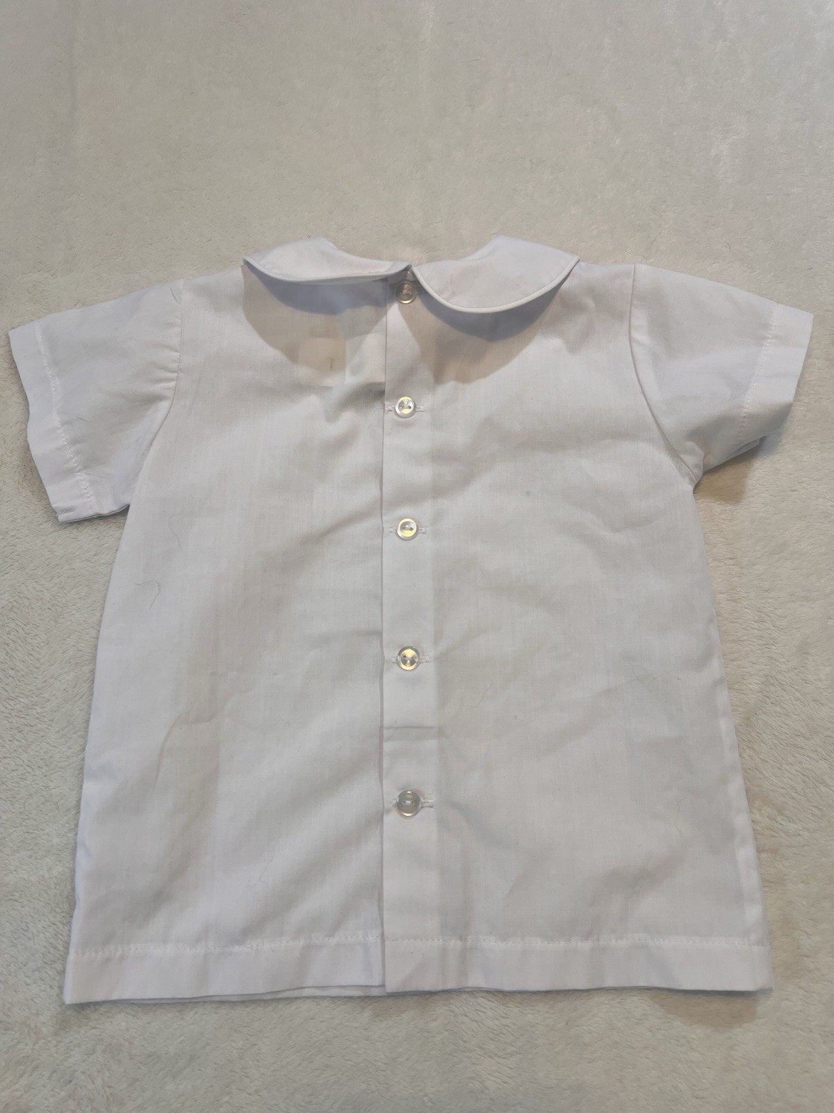 lullaby set Sibley Shirt White 24 Months Preppy Collard