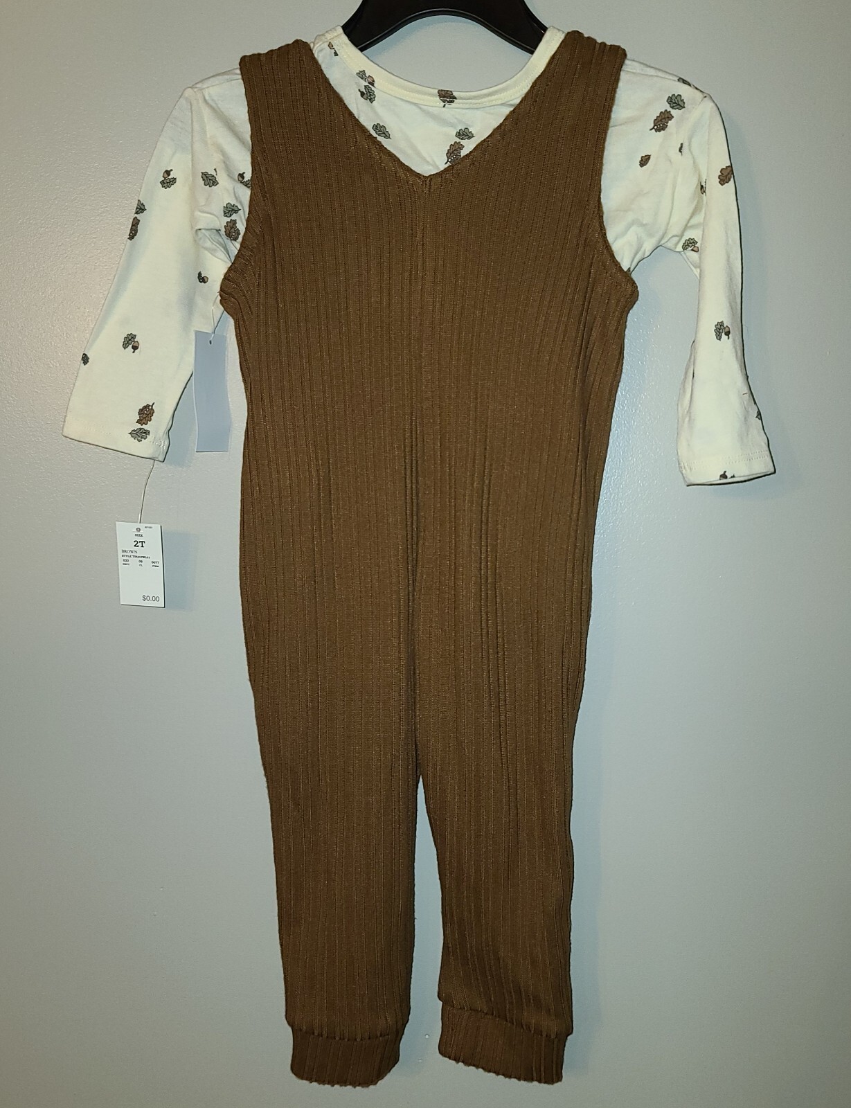 NEW TODDLER GIRLS GRAYSON COLLECTIVE FALL ROMPER OUTFIT SIZE 2T