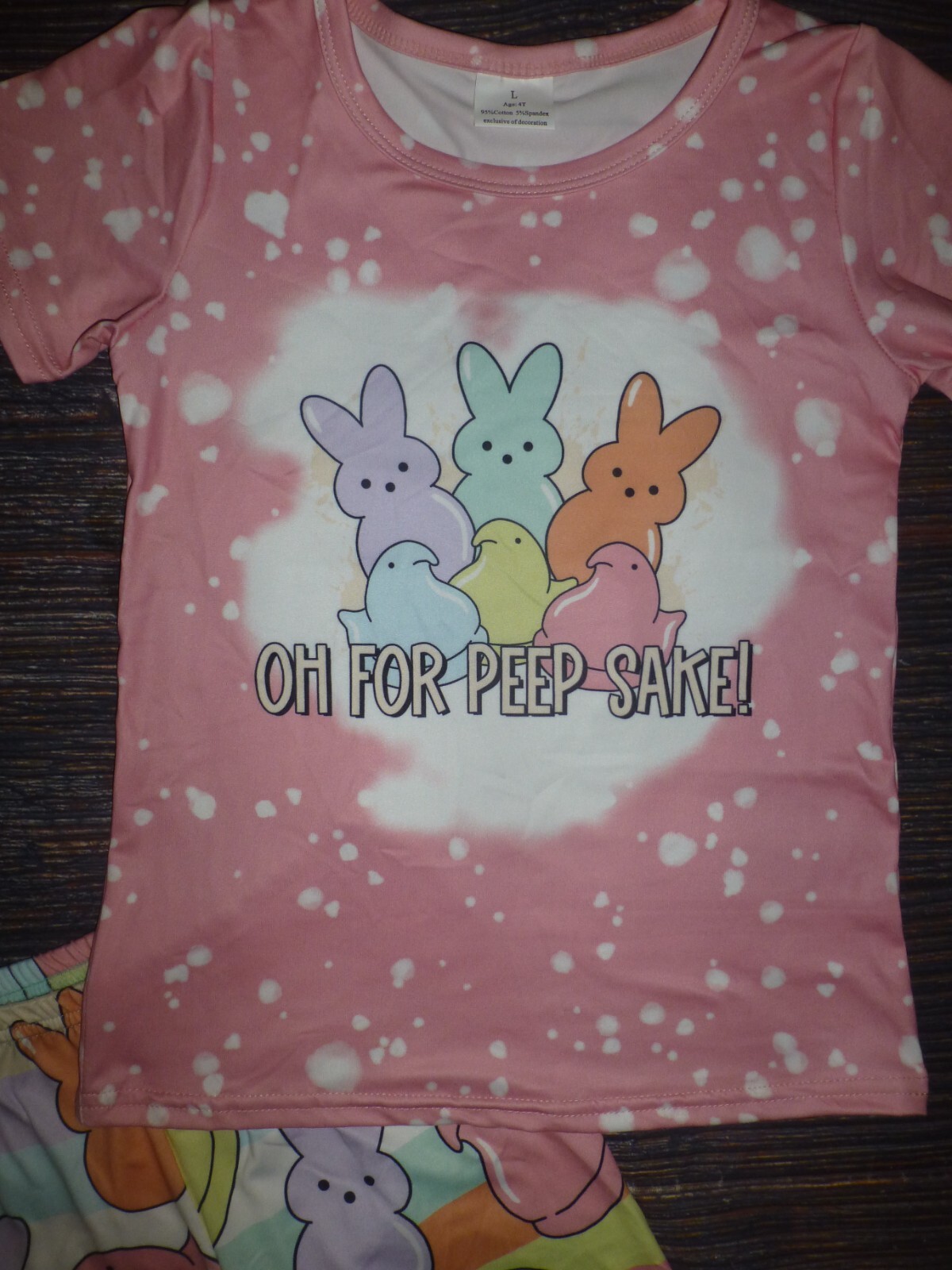 NEW Boutique Easter Bunny Rabbit Peeps Bell Bottoms Girls Outfit Set