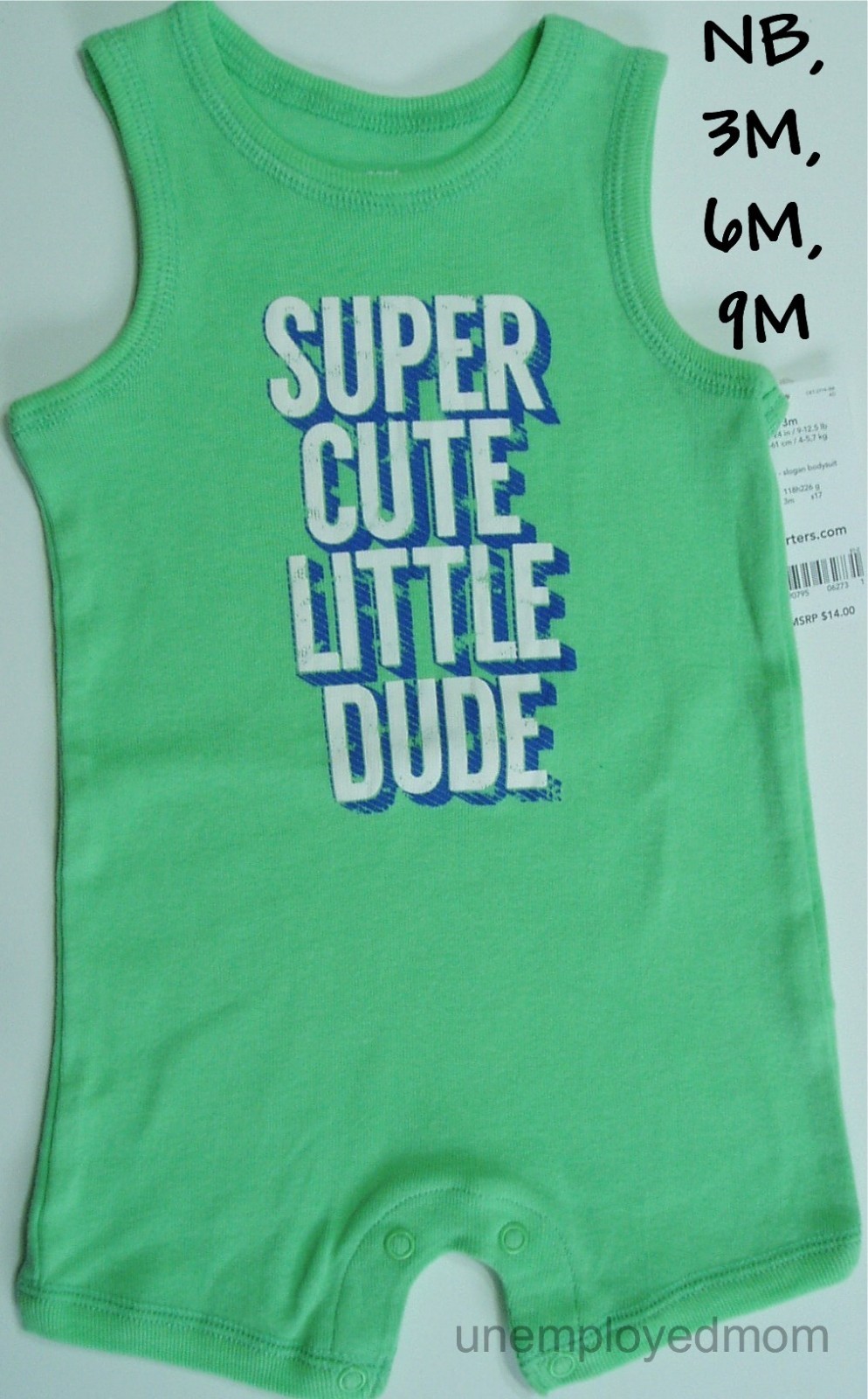 Carters Romper Creeper Sleevless Snap Up Front Short Pants Boys Shorts One Piece